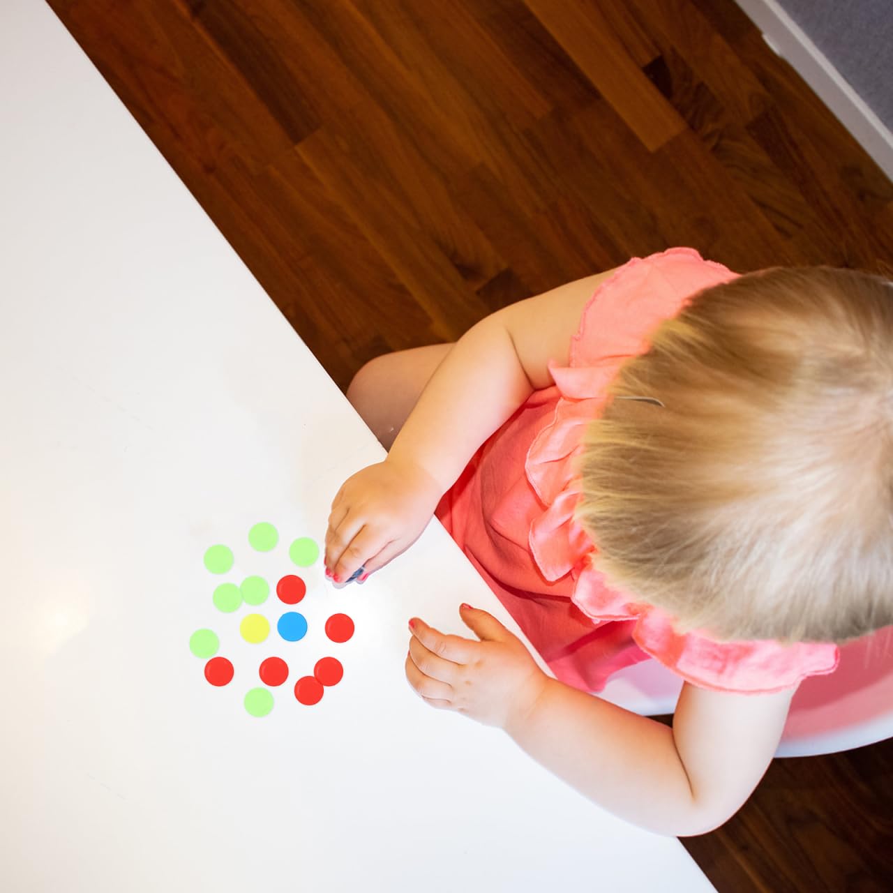 BESPORTBLE 500 Bunte Bingo Chips Kunststoff Spielmarker FüR Bingo Spielkarten Und Mathe Lernspiele ZäHlchips FüR Kinder Und Erwachsene Party ZubehöR