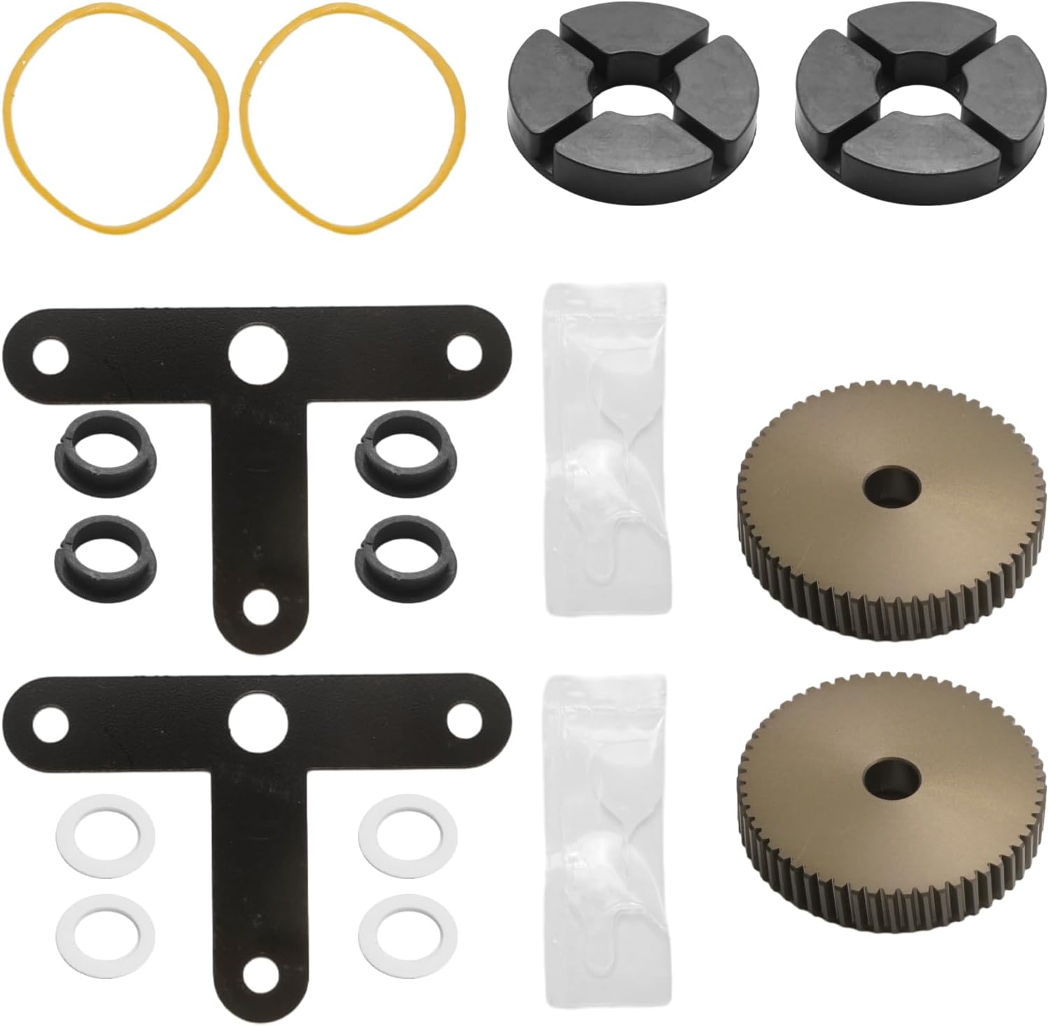 MDEOOSKY 51072-54 Headlight Headlamp Motor Repair Kit with Fix Brass Gear, Replacement for Chevy Corvette C5 2000-2004 Replacement for Pontiac Firebird Trans Am 1993-2002, Replaces 51072-54