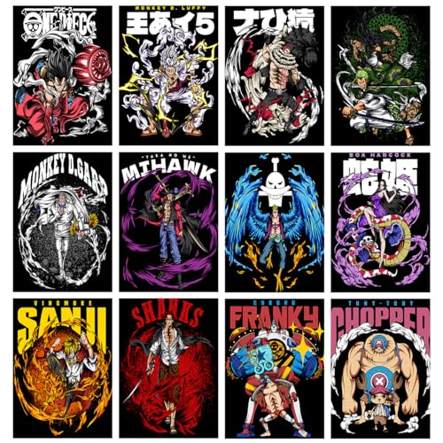 Image of Fobterm one piece posters postcard size merch anime with peel and stick tissue tape - Luffy wanted poster - One piece anime new