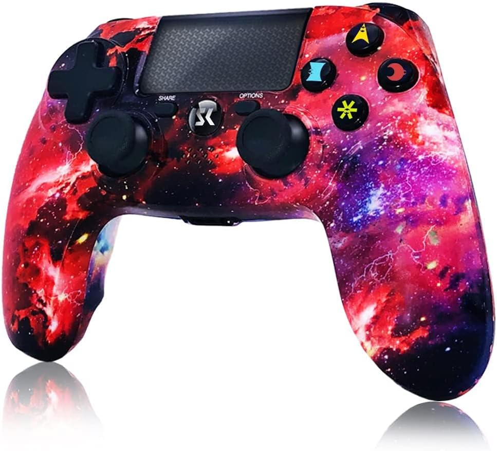 RALAN Kabelloser Controller mit 8 Farben verstellbarer LEDBeleuchtung