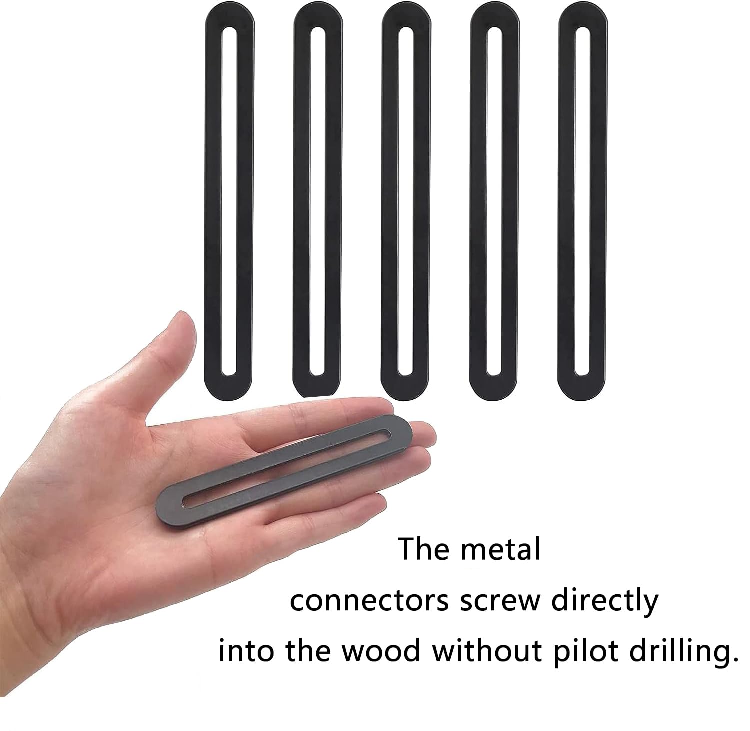 10 Connettori Piatti Regolabili Piastre Forate In Acciaio Inox Piastra Di Collegamento 90 X 19 Mm, Staffa Ad Angolo Piatto Con Foro Lungo Per Riparare E Riparare Legno, Mobili