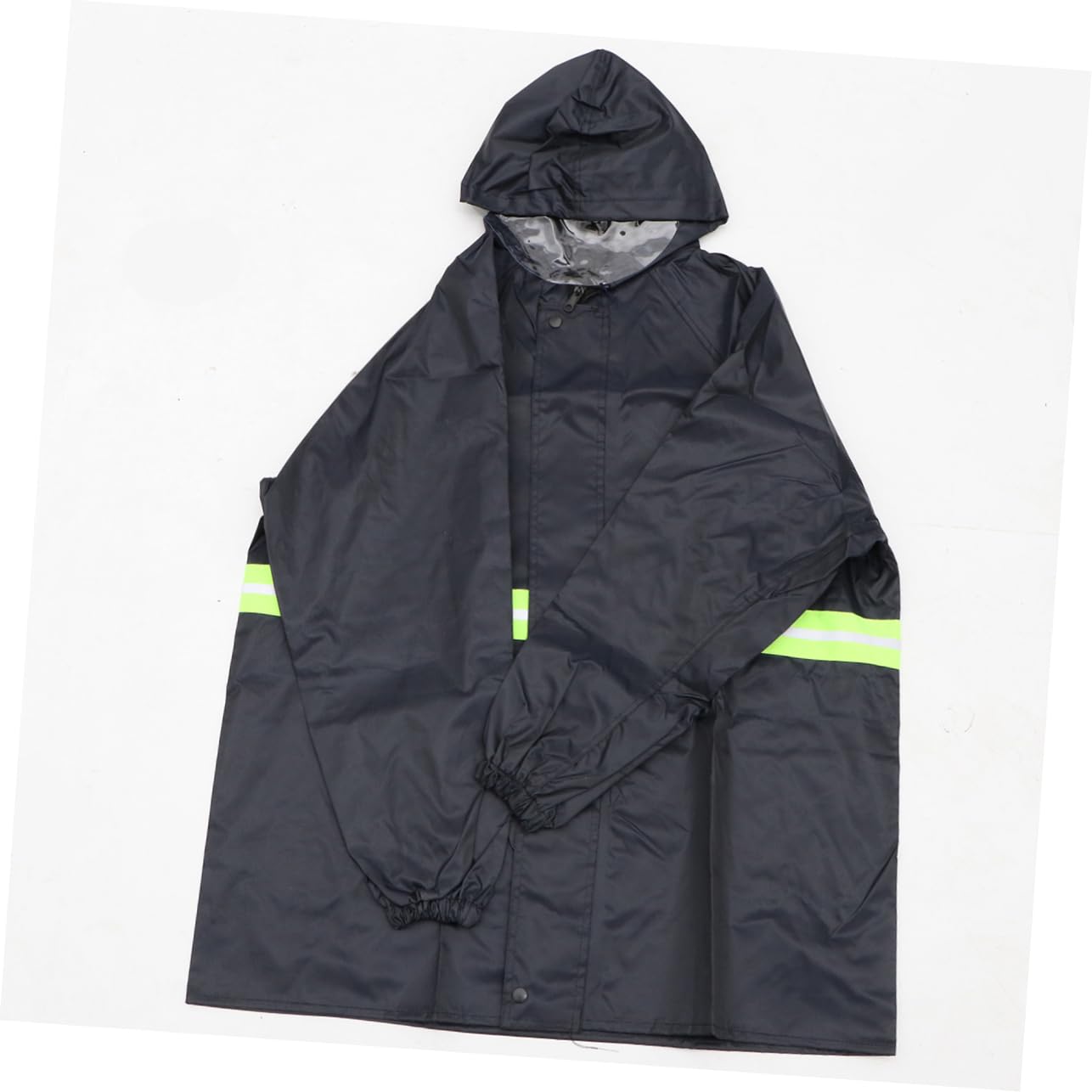 BESTYASH Poncho Przeciwdeszczowe Do Jazdy Konnej Czarne Poncho Przenośne Odblaskowa Kurtka Przeciwdeszczowa Dla Dorosłych Płaszcz Przeciwdeszczowy Z Kapturem Czarna Kurtka Przeciwdeszczowa