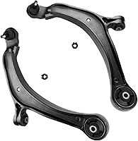 Vista 259 de Detroit Axle - 4 brazos de control de extremo delantero para Nissan Frontier Xterra 2000-2004 Brazos de control inferior y superior con rótulas