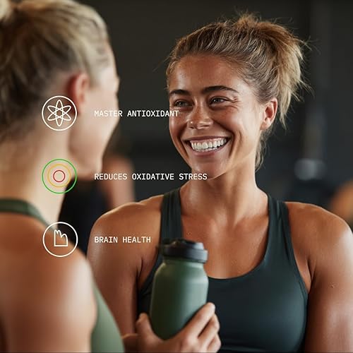 Miniatura 4 de Mikra Suplemento antioxidante liposomal glutatión + con CoQ10 y PQQ - Apoyo celular avanzado para energía, enfoque y apoyo a la salud inmunológica -