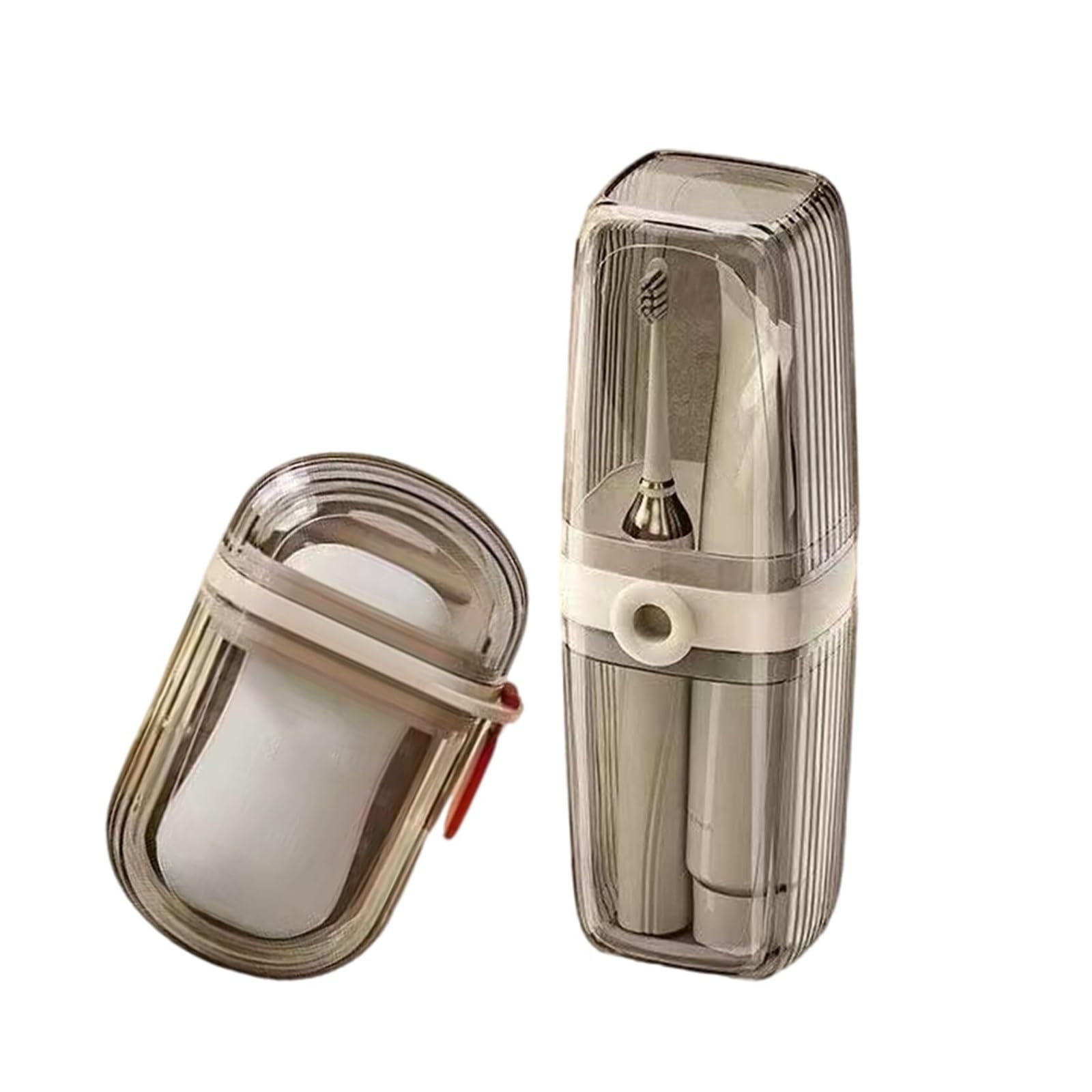 Makeup Brush Holder Leakproof Travel Kits Toothbrush Holder And Soap Container Bathroom Hygienes Essential Toothbrush Organizer