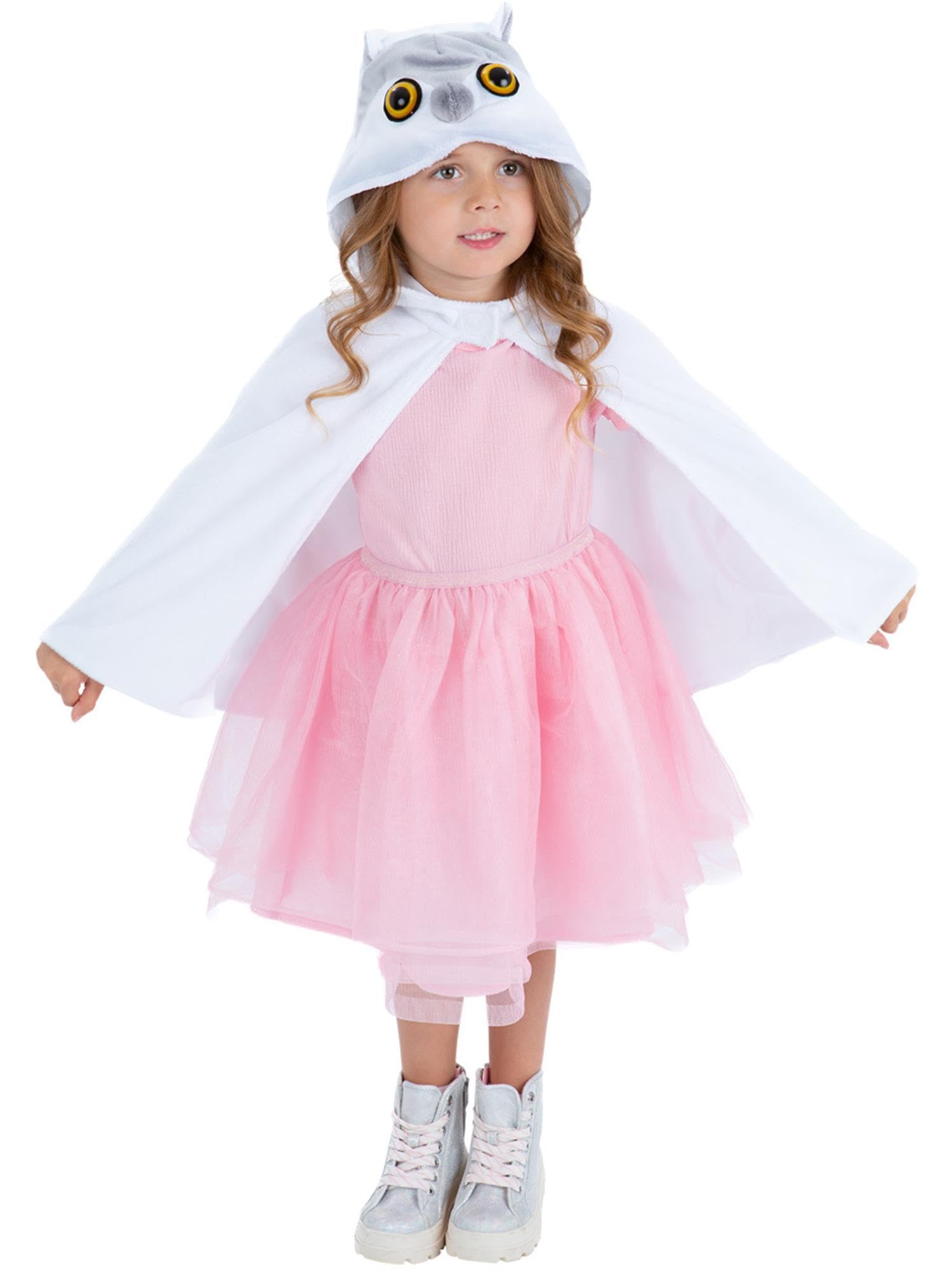 Childrens Deluxe Baby Owl Plush Cape Fancy Dress Costume