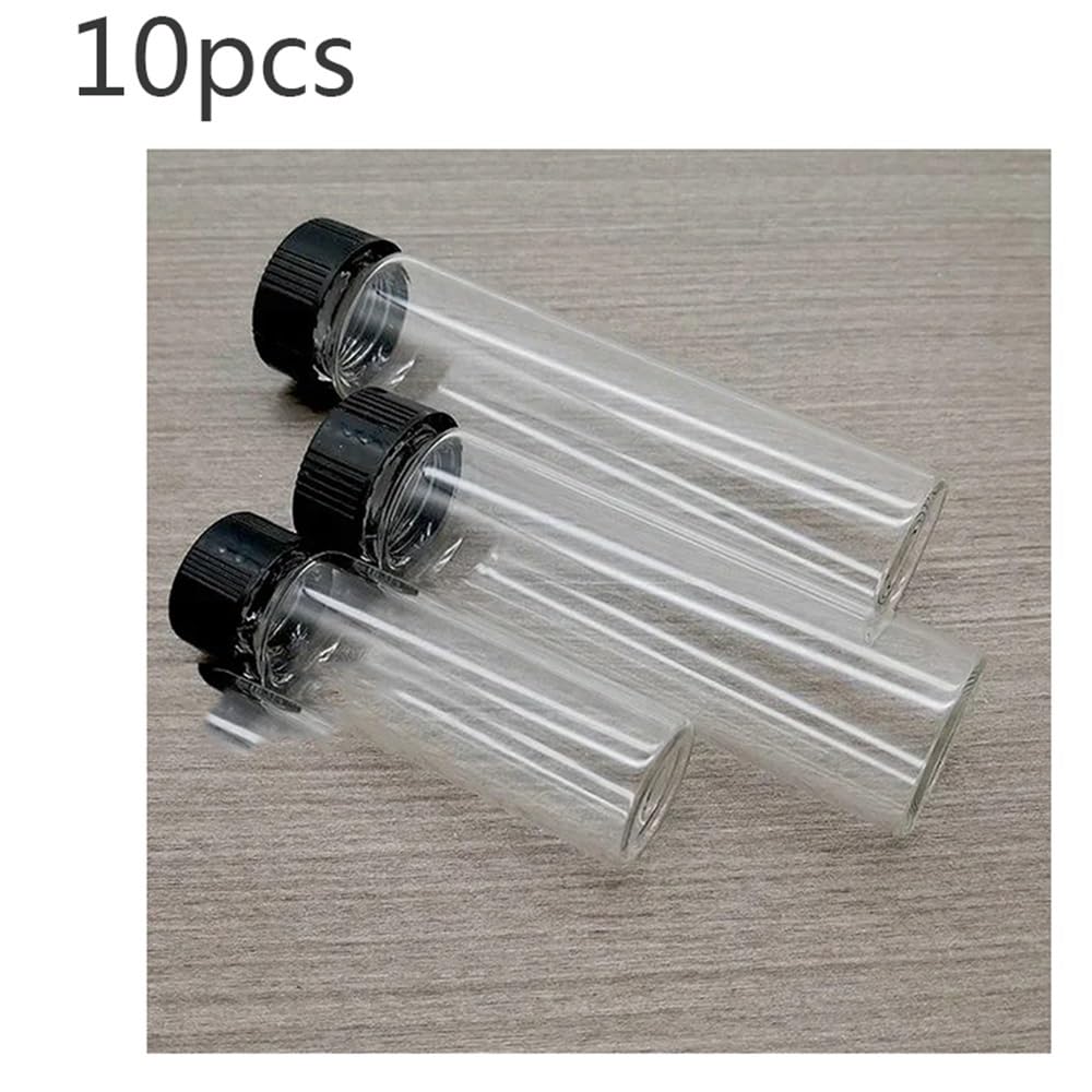 Vetreria da laboratorio Flacone for reagenti da laboratorio in vetro borosilicato basso con tappo a vite da 2 ml a 100 ml(60ml 10pcs)
