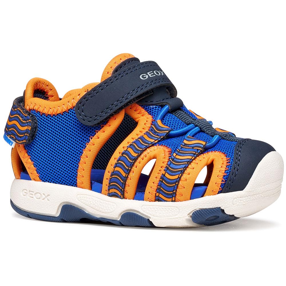 Geox B Sandal Multy Boy, Royal Orange, 9 UK Child
