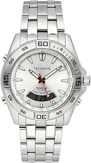 TECHNOS テクノス Skydiver T205SS アナデジ腕時計 オールステンレス [並行輸入品]