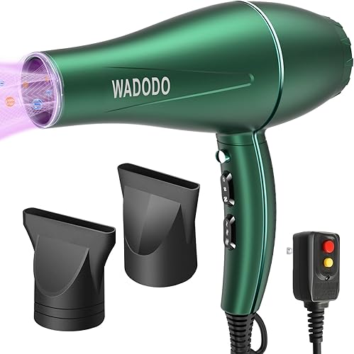 Secador de pelo iónico, secador profesional de 2200 W, secado rápido, secador de pelo de viaje, motor de CA, temperatura constante, secador de pelo disponible en Yaxa Peru