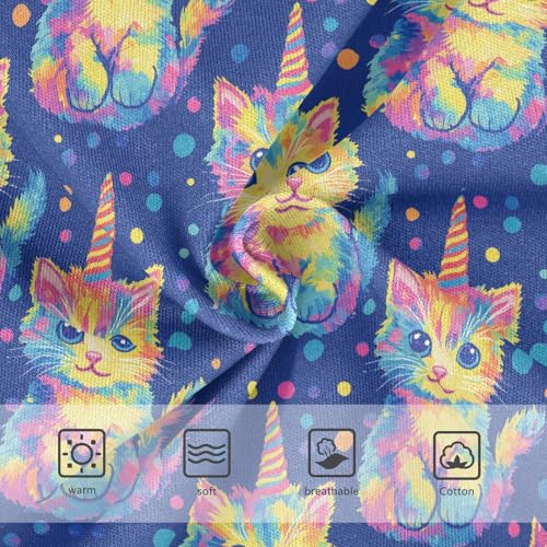 Girls Underwear Soft Cotton Unicorn Cat Kids Panties in Sizes 2/3t, 4t, 5t, 6 and 83