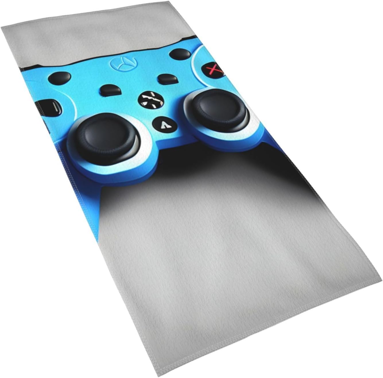 Blue Game Controller Print Hand Towels for Kitchen, Decorative Bathroom Towels Decor Farmhouse Cute for Men Women Gifts