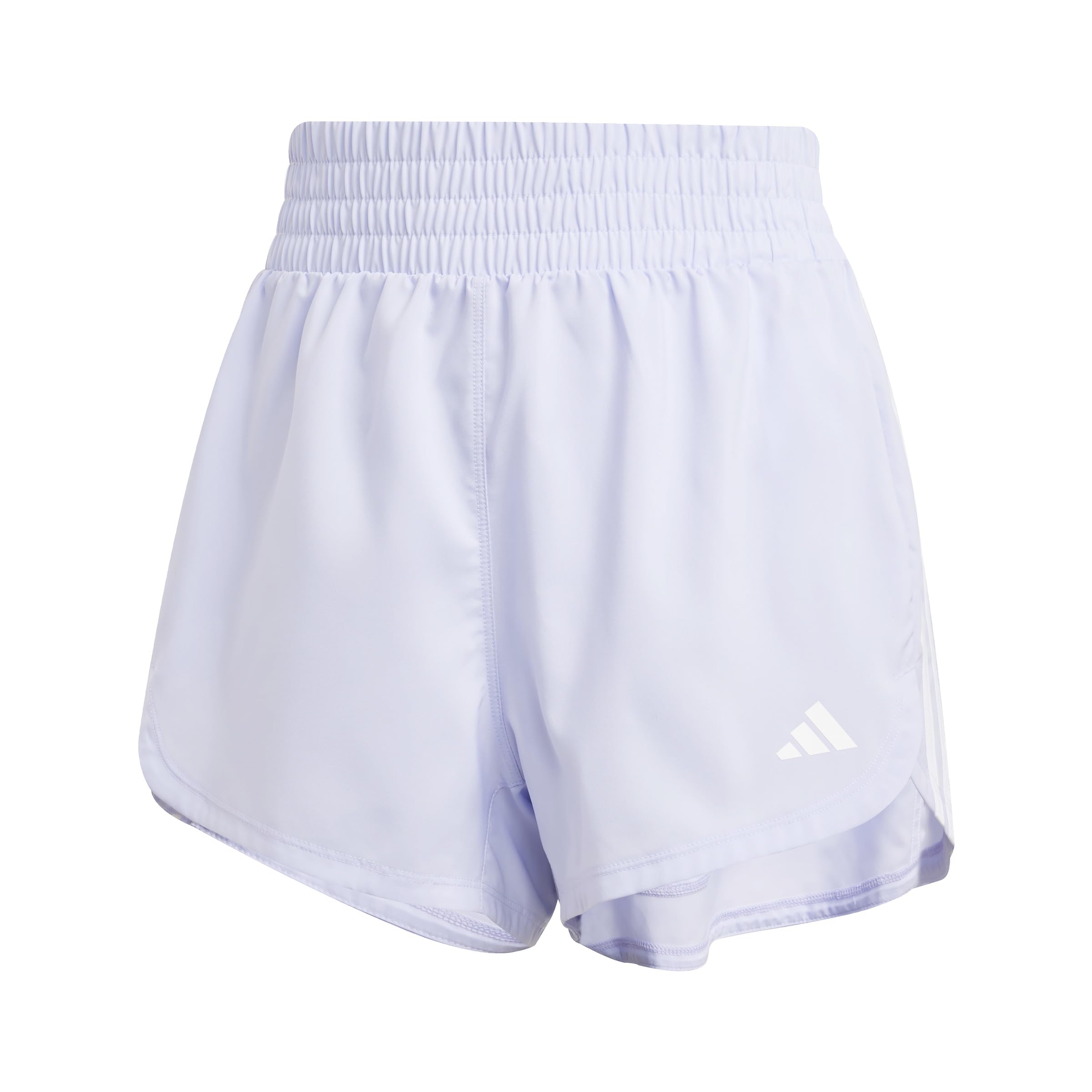 adidas Female Pacer Training 3 Stripes Woven High Rise Short M 5 inch