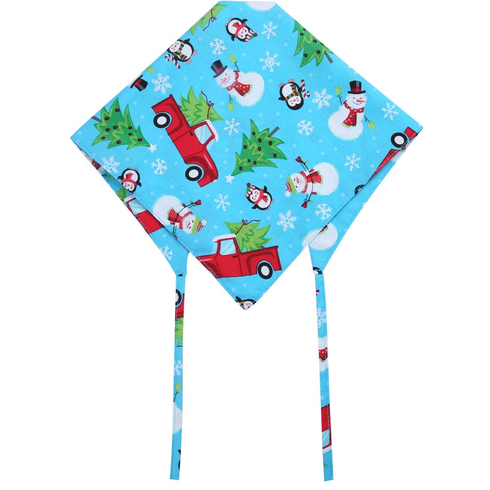 Paquete de 4 pañuelos de Navidad Reversibles para Perros, Gatos, Mascotas