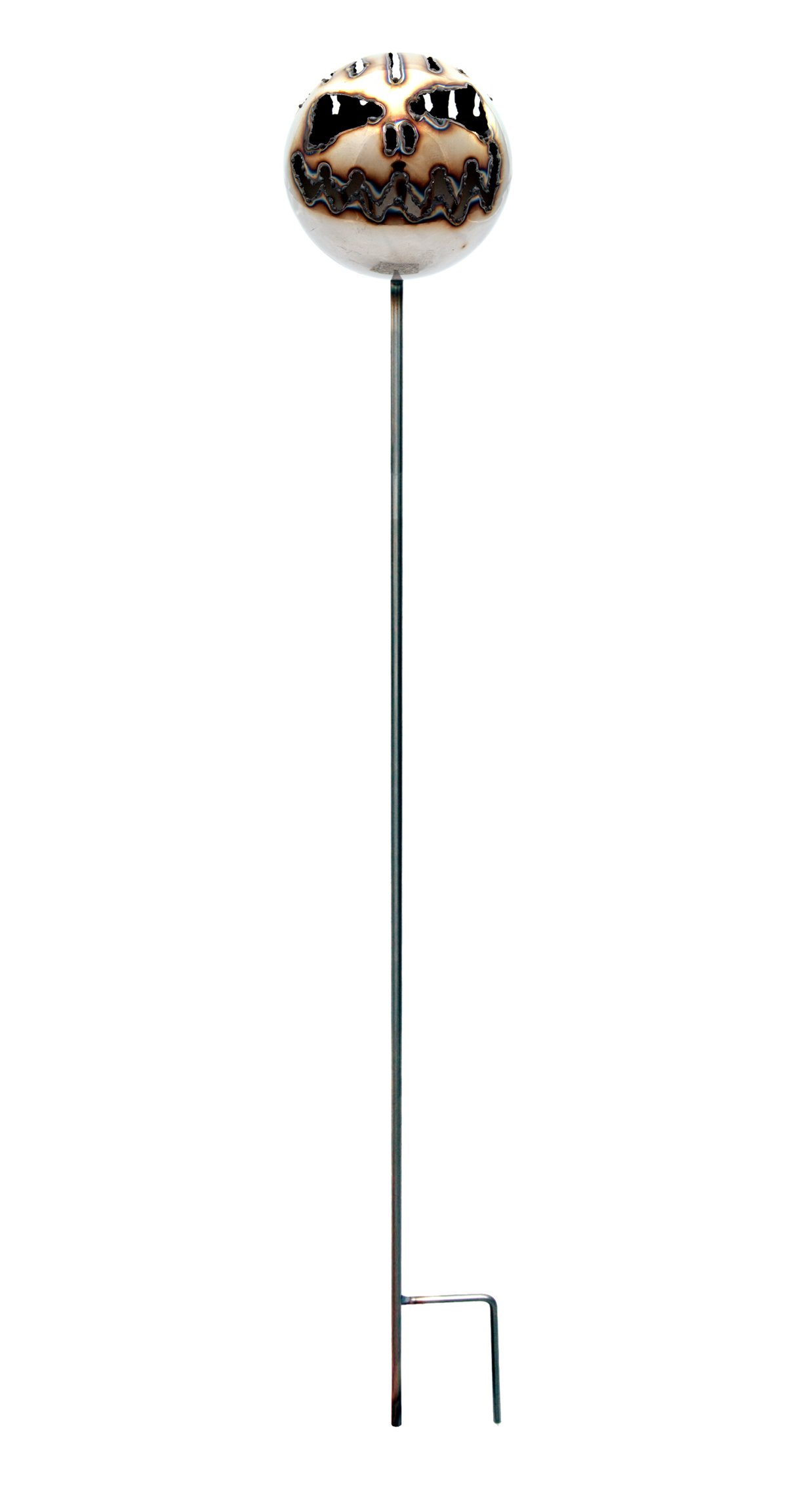 Gartenfackel Feuerfratze XL – Zickzackfratze, Höhe: 100 cm, Gewicht: 0.8 kg, Durchmesser: 18 cm