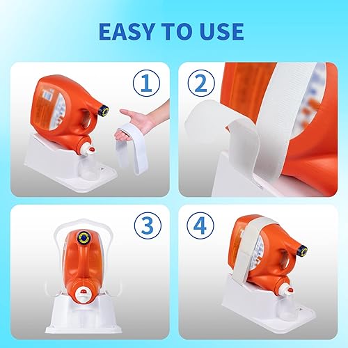 Miniatura 7 de Soporte para tazas de detergente para la ropa dispensadora de jabón con ángulo hacia abajo para verter fácilmente desde contenedores grandes 12 x 82