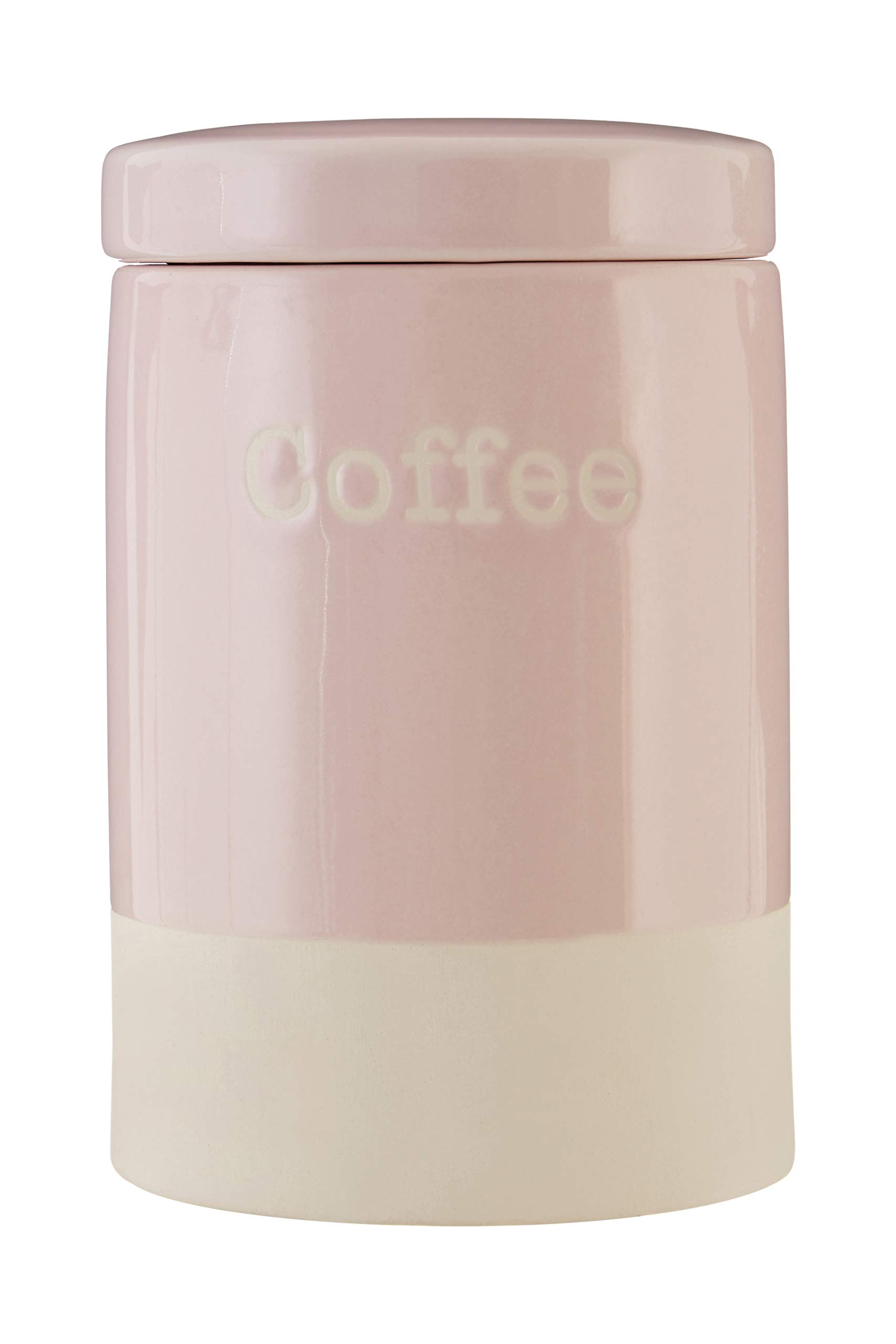 Premier Pink Jura Coffee Canister, Stoneware