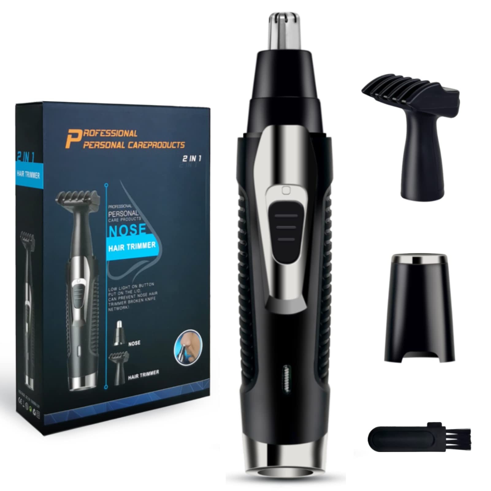 Nose Hair Trimmer Rechargeable Ear and Nose Hair Trimmer for Men Women Professional Painless Trimmer Clipper for Eyebrow