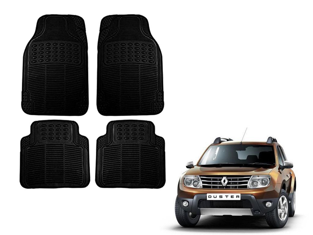 Kozdiko Simple Rubber Mats Black Color for Renault Duster-image-12