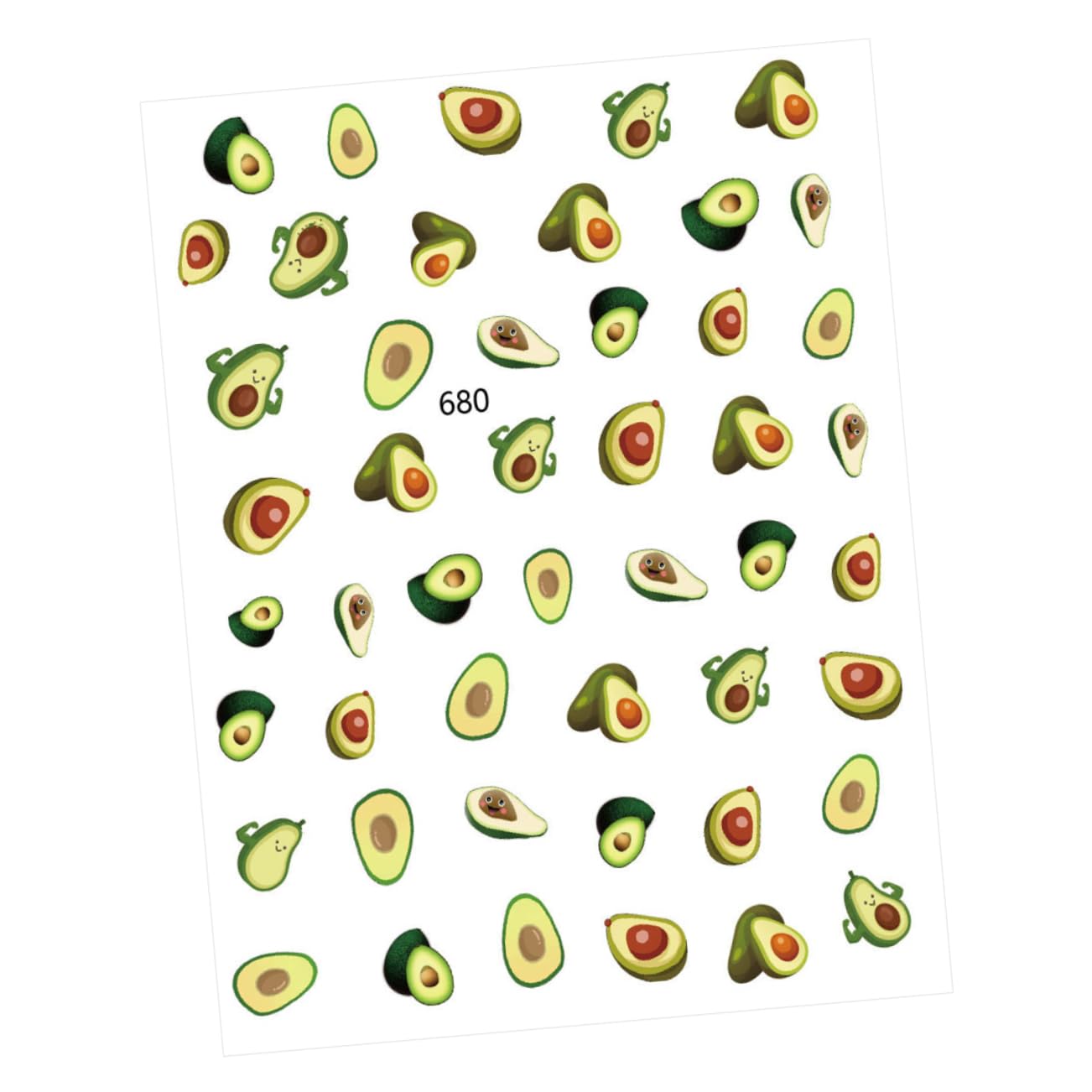 3 Set Adesivi Per Unghie Design Frutta Decorazioni Manicure Facili Applicare Per Donne E Ragazze Per Feste E Speciali 12 Fogli*3
