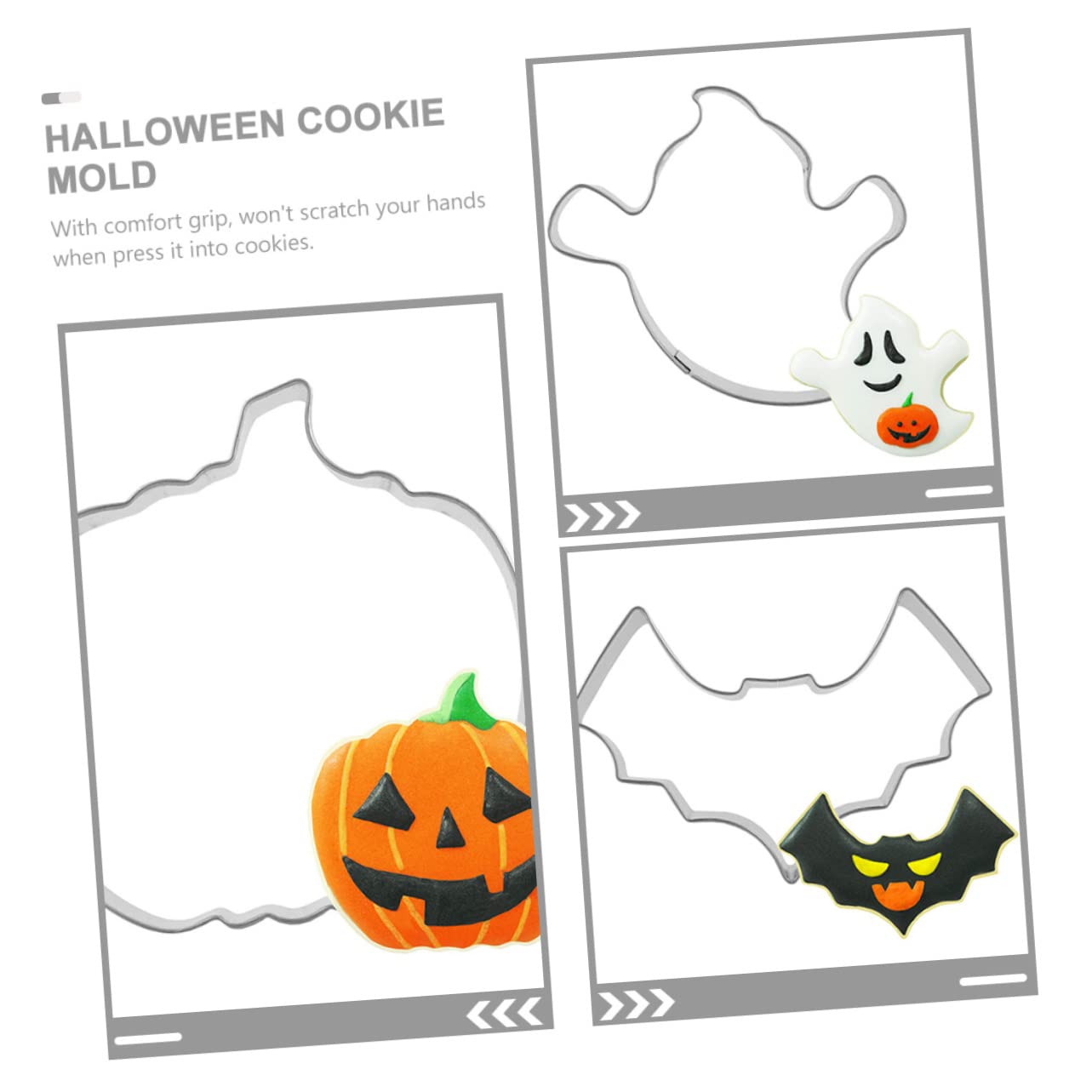 TOPBATHY 30 Stk Halloween-schablonen Keksausstecher Hexen-ausstecher Halloween-keksform Backzubehör Katzenplätzchen -partybevorzugung Bäckereiversorgung Ausstechform Kekse Formen