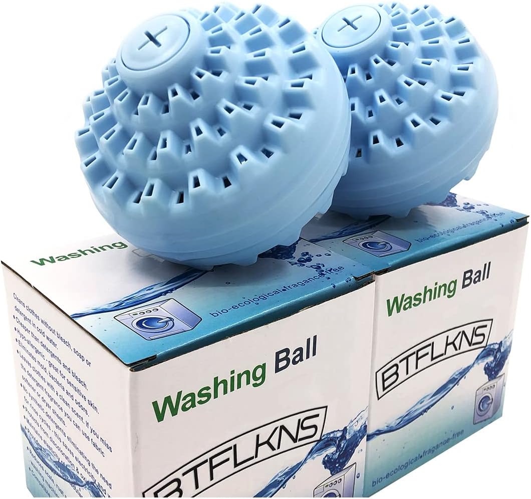 BTFLKNS Laundry Balls Set, EcoFriendly Super Washing Machine Laundry