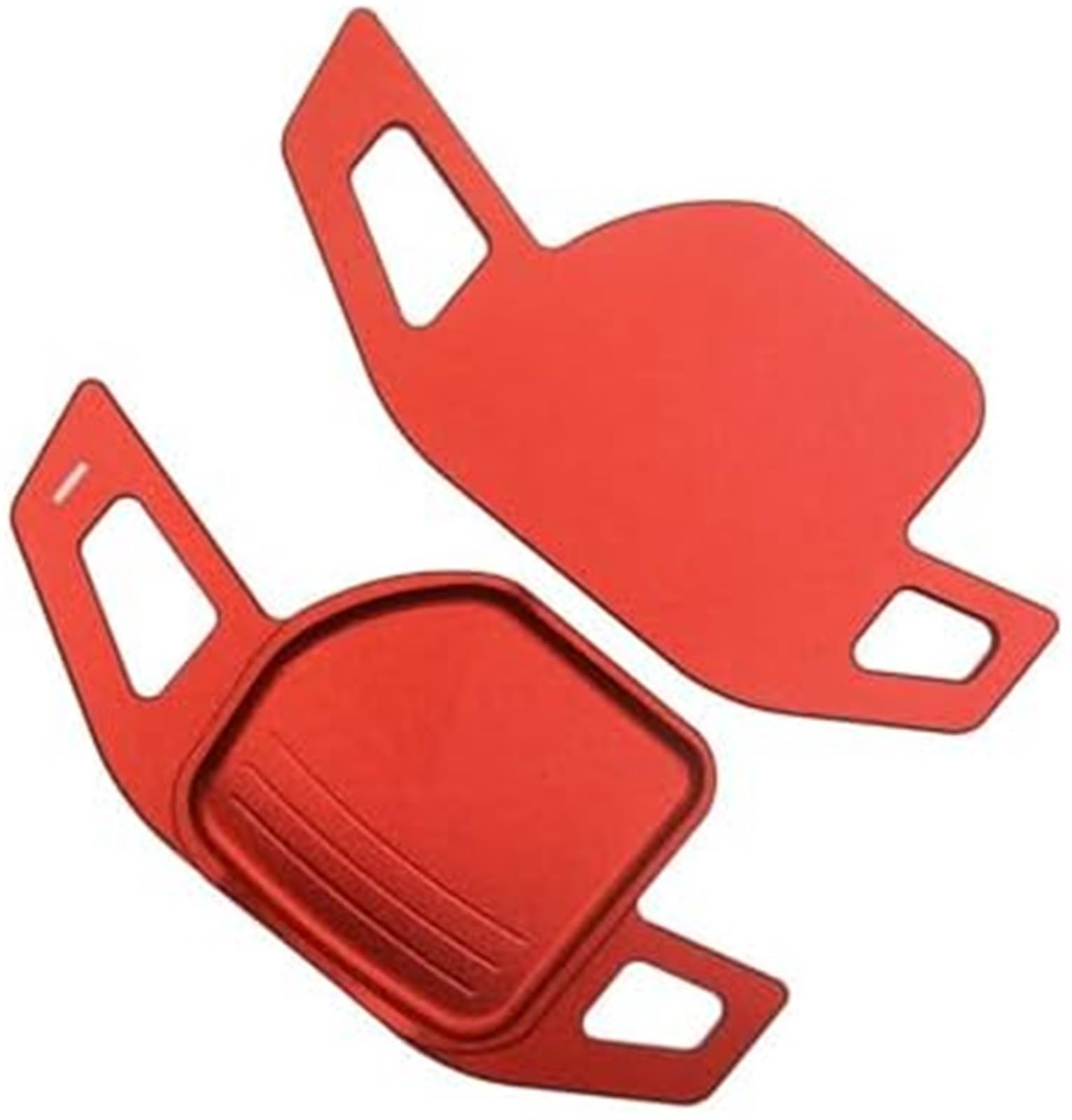 Clynex Red Car Shift Paddle Trim Paddle Shifter Cover Extensions, For Seat, For Leon Fr, For Cupra Ateca Ibiza 6P Arona Tarraco Alhambra 2016-2025 Car Steering Wheel(Red)