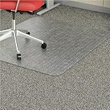 Lorell Rectangular Chair Mat, 46 by 60-Inch, Clear