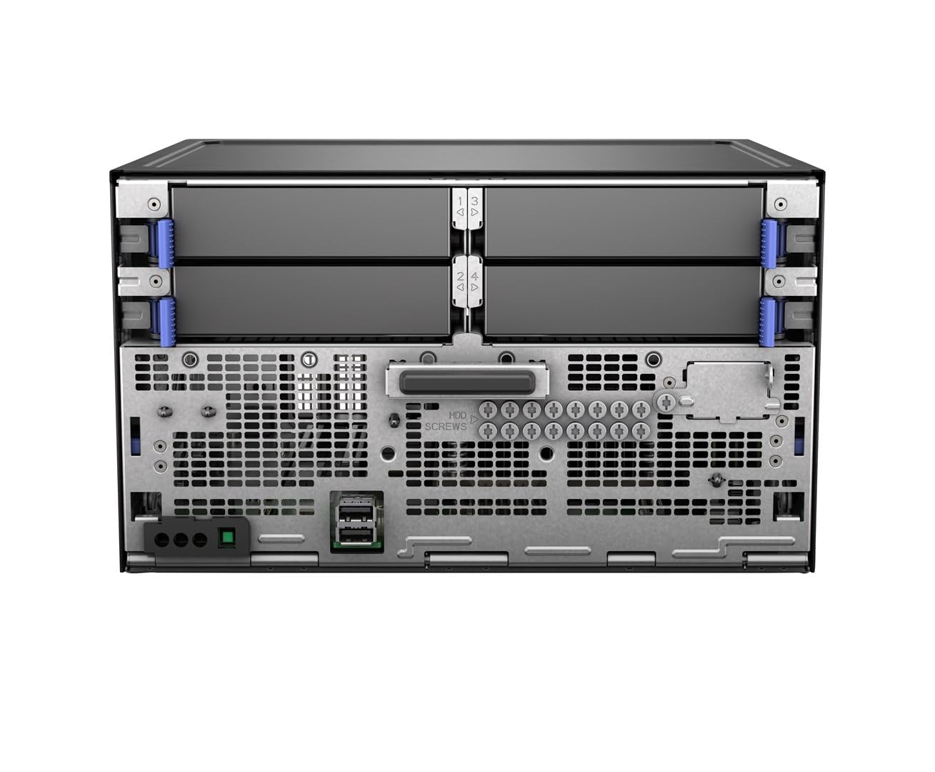 HEWLETT PACKARD ENTERPRISE HPE ProLiant MicroServer Gen11 serveur Ultra Micro Tower Intel Xeon E E-2414 2,6 GHz 16 Go DDR5-SDRAM 180 W — view 3