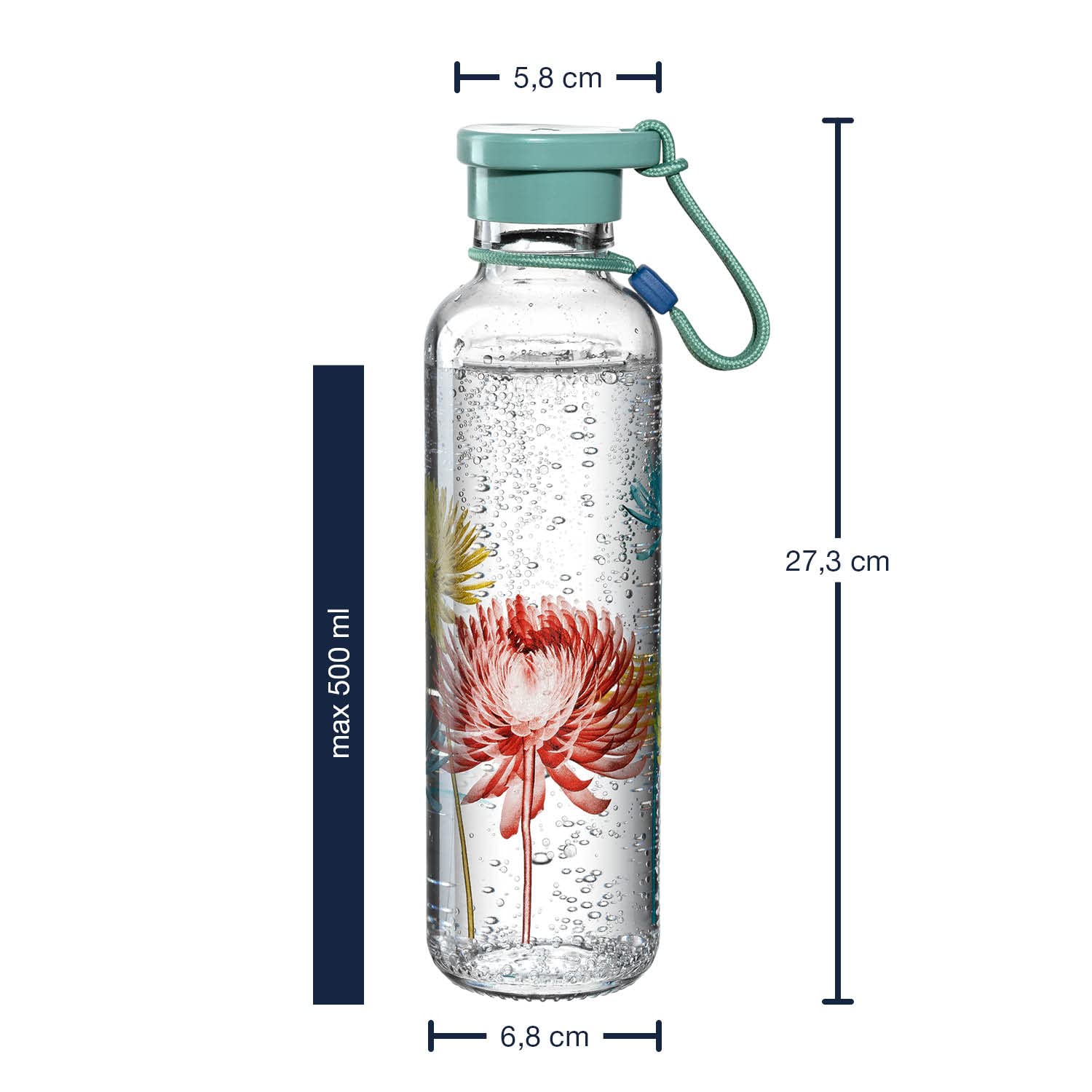 Amazon｜LEONARDO (レオナルド) ウォーターボトル 500ml ミント