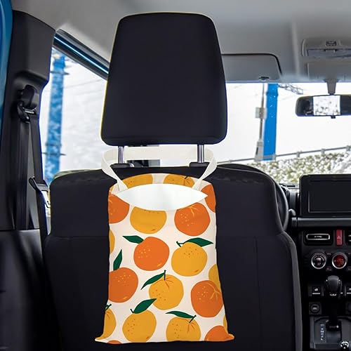 Miniatura 10 de Bolsa de basura para automóvil, bolsa de basura para automóvil, bolsa de basura para colgar en el automóvil, impermeable, organizador de asiento