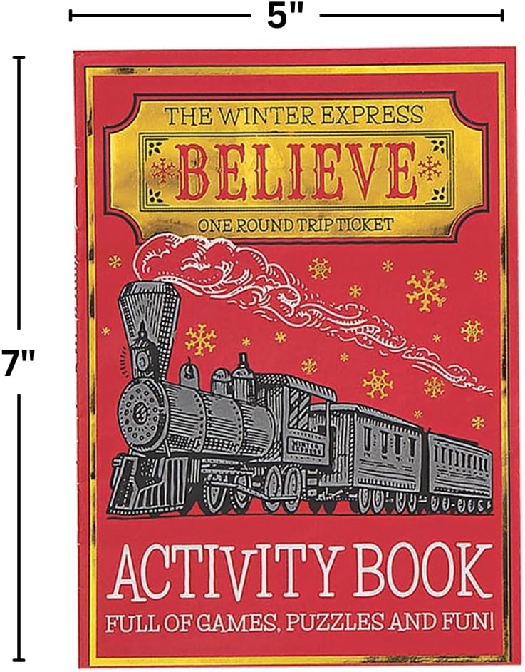 Winter Express Activity Book - Stationery - 24 Pieces