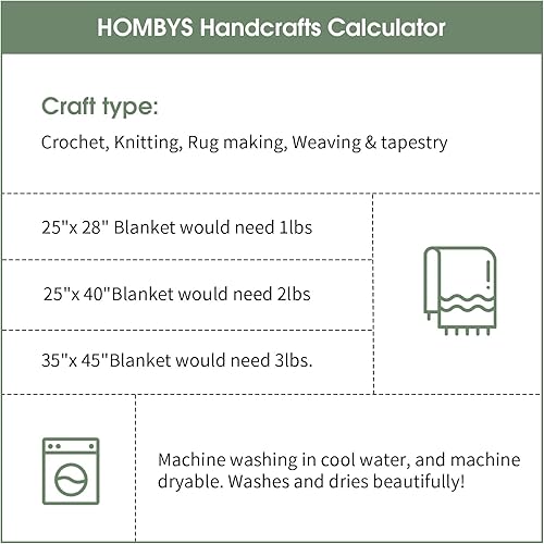 Miniatura 9 de HOMBYS Hilo de felpilla grueso para tejer a mano, hilo grueso de felpa esponjosa para tejer con el brazo, hilo gigante súper voluminoso, hilo
