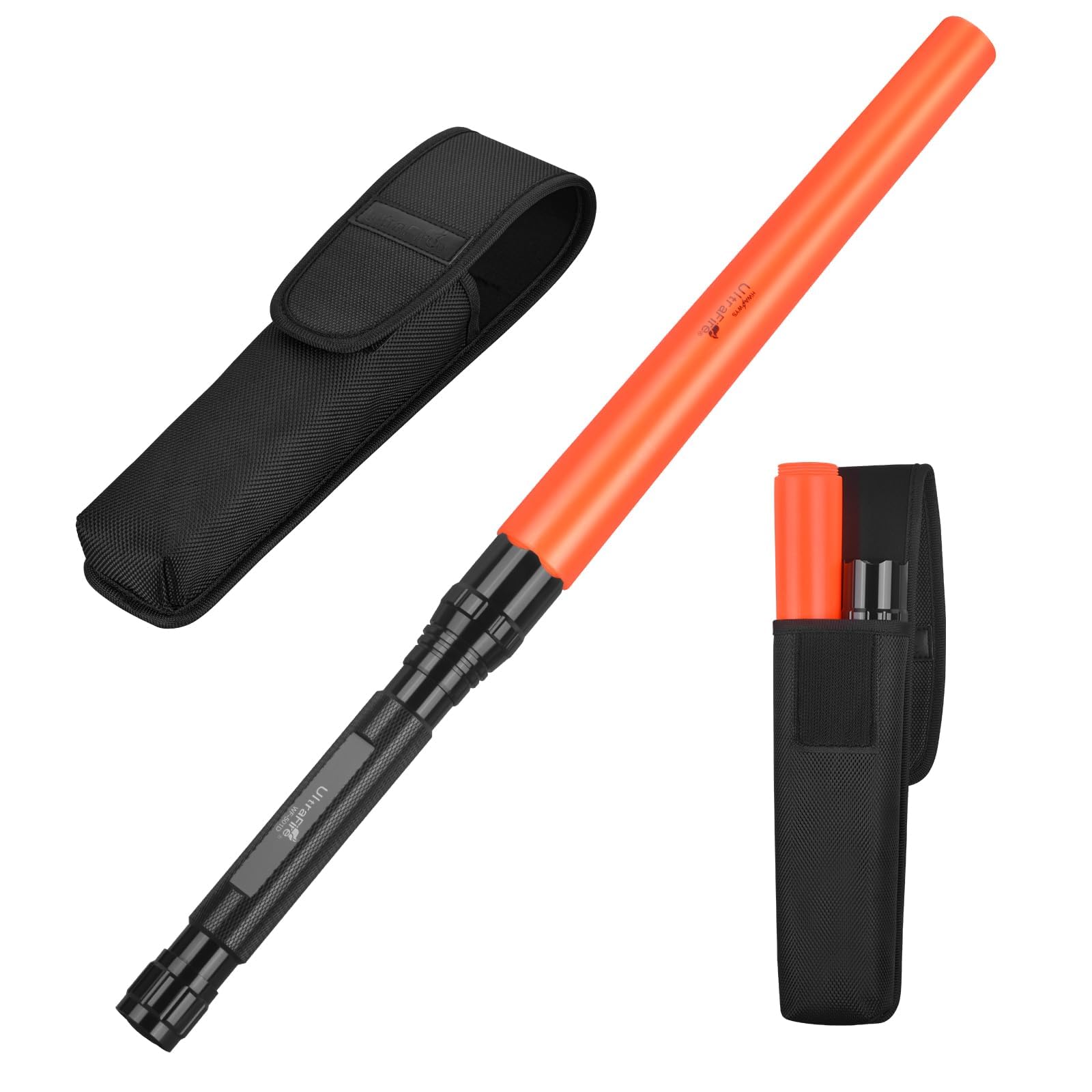 ULTRAFIRE 18 Inch Signal Traffic Wand Safty Flashlight with
