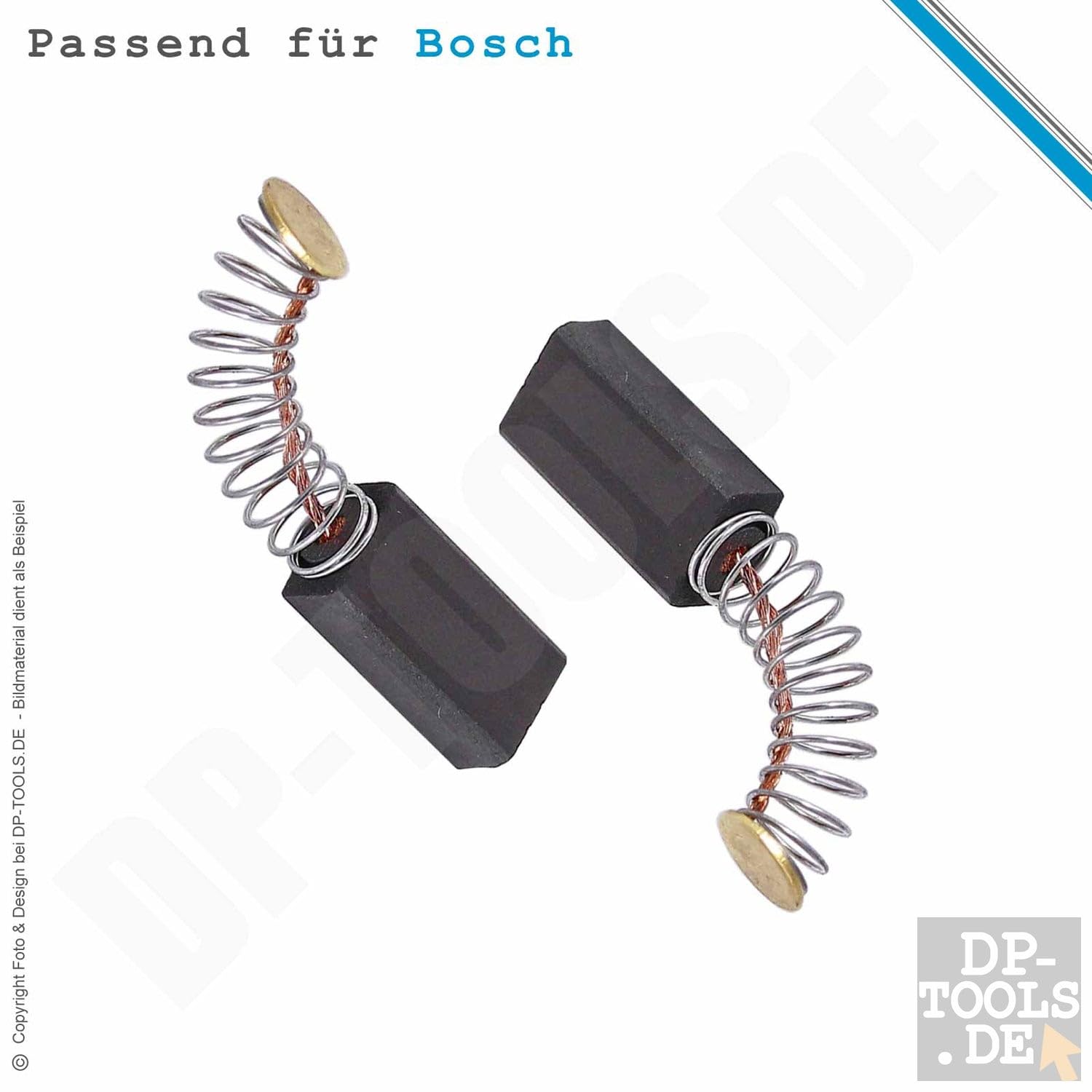 Balais De Charbon Pour Perforateurs Bosch – Lot De 2 Pièces, Guide En Laiton – Compatible Nombreux Modèles - 3