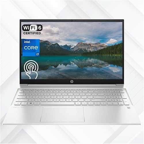 HP Laptop Pavilion 2024, pantalla táctil FHD de 15.6 pulgadas, Intel Core i7-1355U de 13 generación, 32 GB de RAM, SSD PCIe de 1 TB, cámara web,