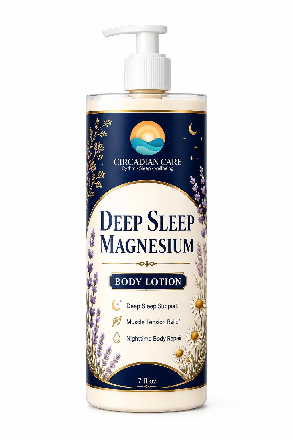Deep Sleep Magnesium Body Lotion, Night Body Moisturizer | for Dry Skin, Softness, Comfort and Relaxing Routine - 200ml-picture-53