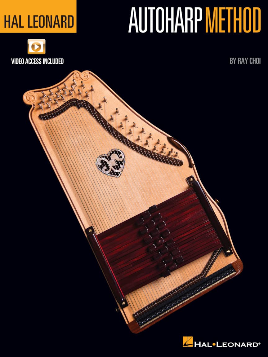 Hal Leonard Autoharp Method Book with Online Video | Beginners Autoharp Instructional Guide with Strumming, Melody Playing, Chords, Exercises, Folk Songs and More | Autoharp Sheet Music Tutorial