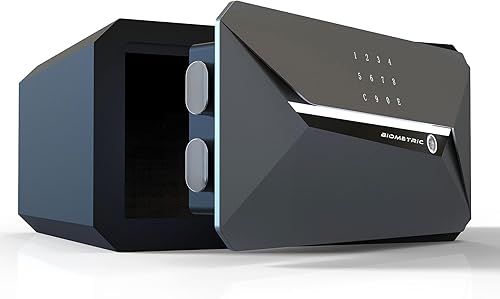 Miniatura 7 de Caja fuerte de seguridad de acero y caja de bloqueo con teclado electrónico, efectivo seguro, joyas, documentos de identificación