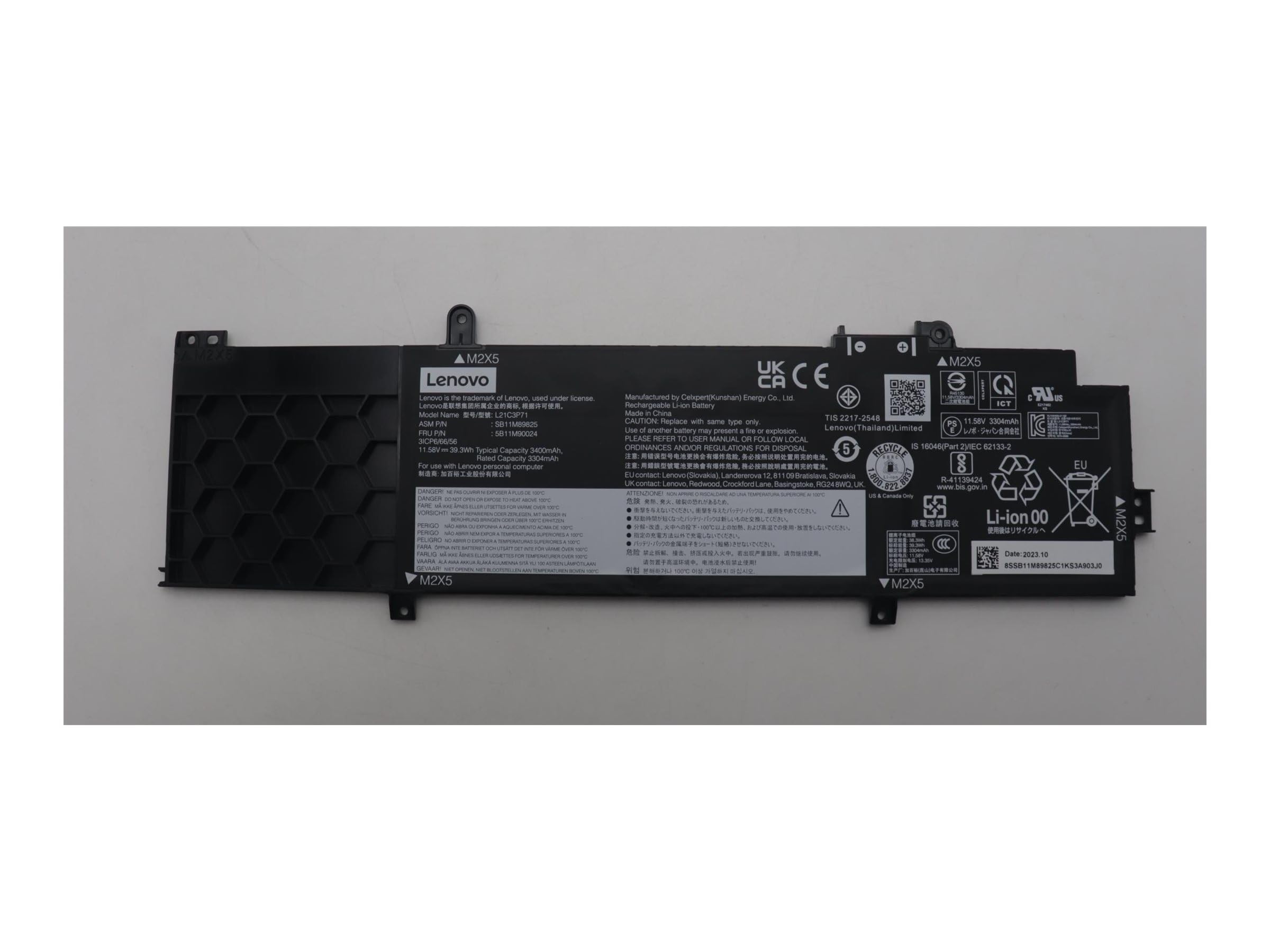 39.3Wh Internal Lithium-Ion - battery - Warranty: 3M