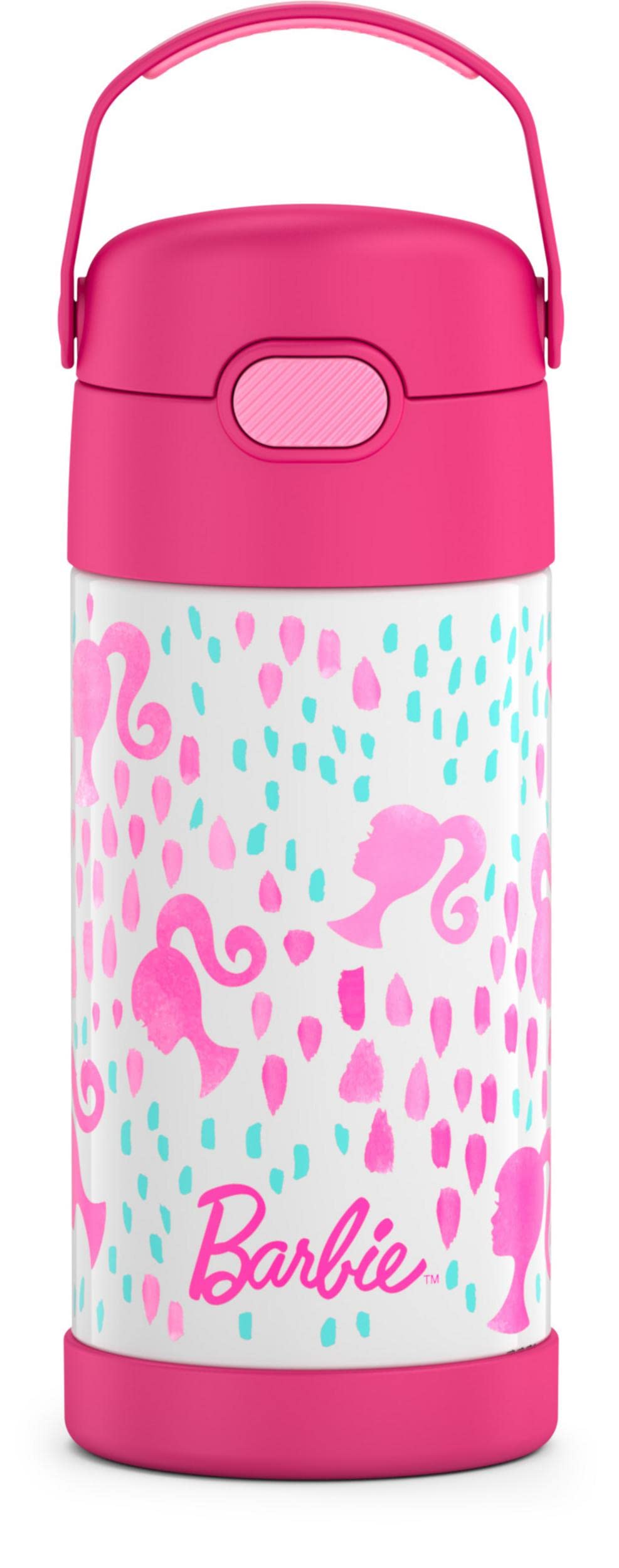 Photo 1 of  Stainless Steel Vacuum Insulated Kids Straw Bottle, barbie edition