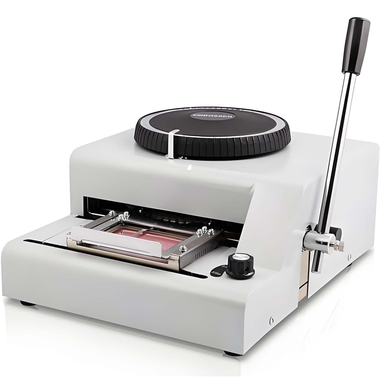 GUTYGIO 72 Characters Embossing Machine Convex,PVC Card Embossing Machine,Embosser Manual Character Typing Machine,72-Character Manual Stamping Machine,Credit Card Embossing Machine