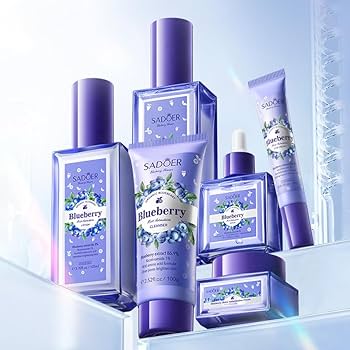 Amazon.com: Blueberry Skin Care Set, 6-In-1 Skincare Gift Set With