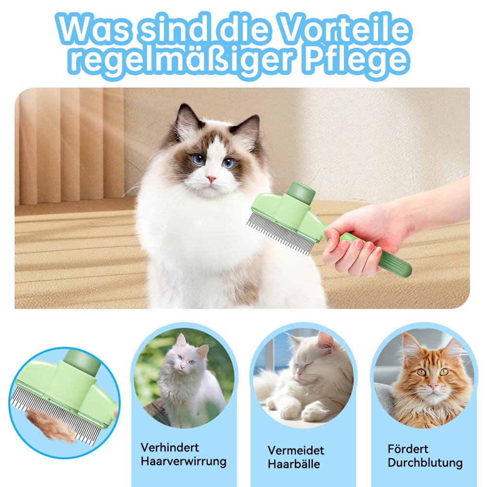 Cat Dog Flea Comb, Pack of 7 Cats and Dogs Grooming Comb, Lice Comb - Image 2