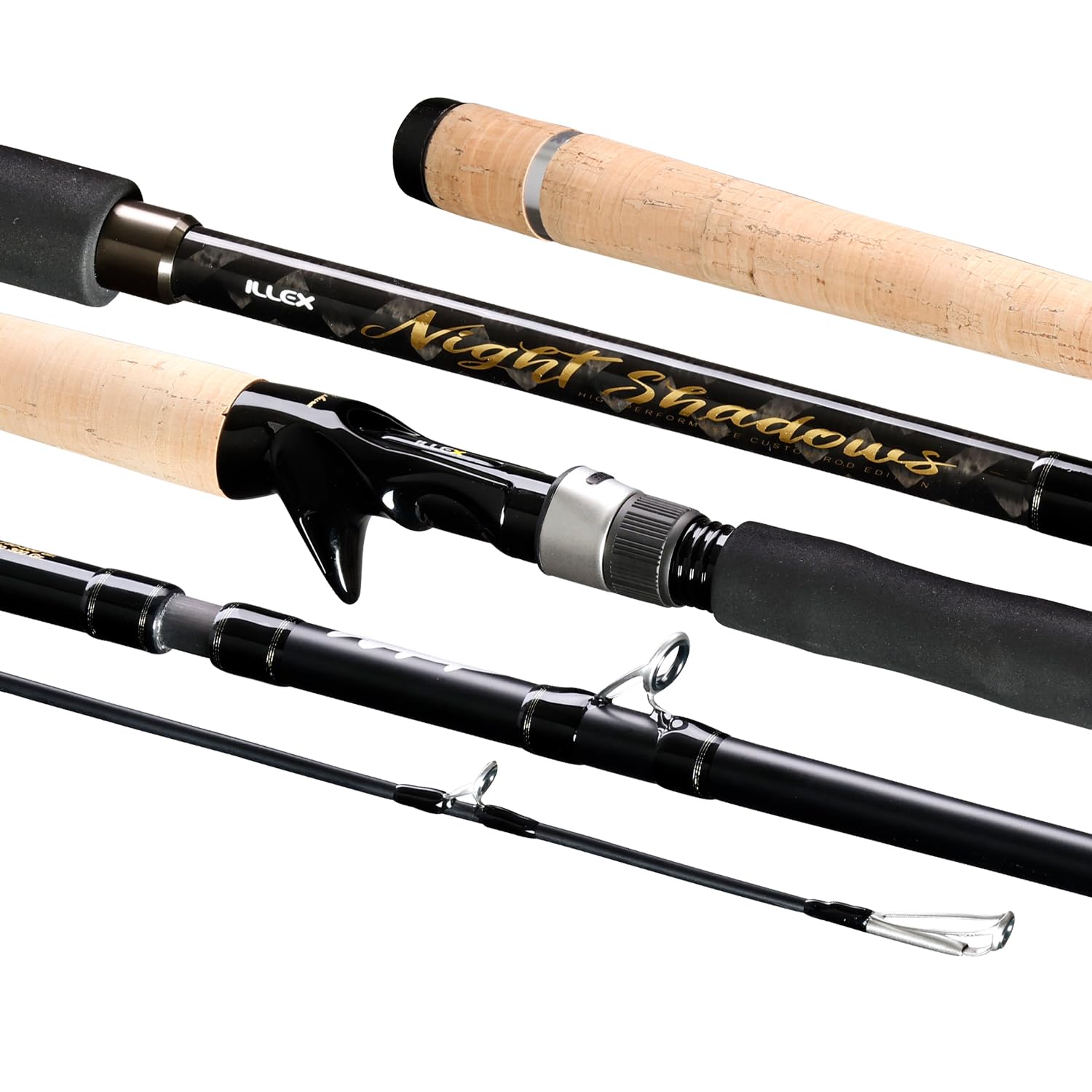 Gunki Illex Canne Leurres Night Shadows B 250 Xxh The Wild Dog 250cm - 249g - P.Max.180-200g - Enc.156cm - Bait Casting - 27409