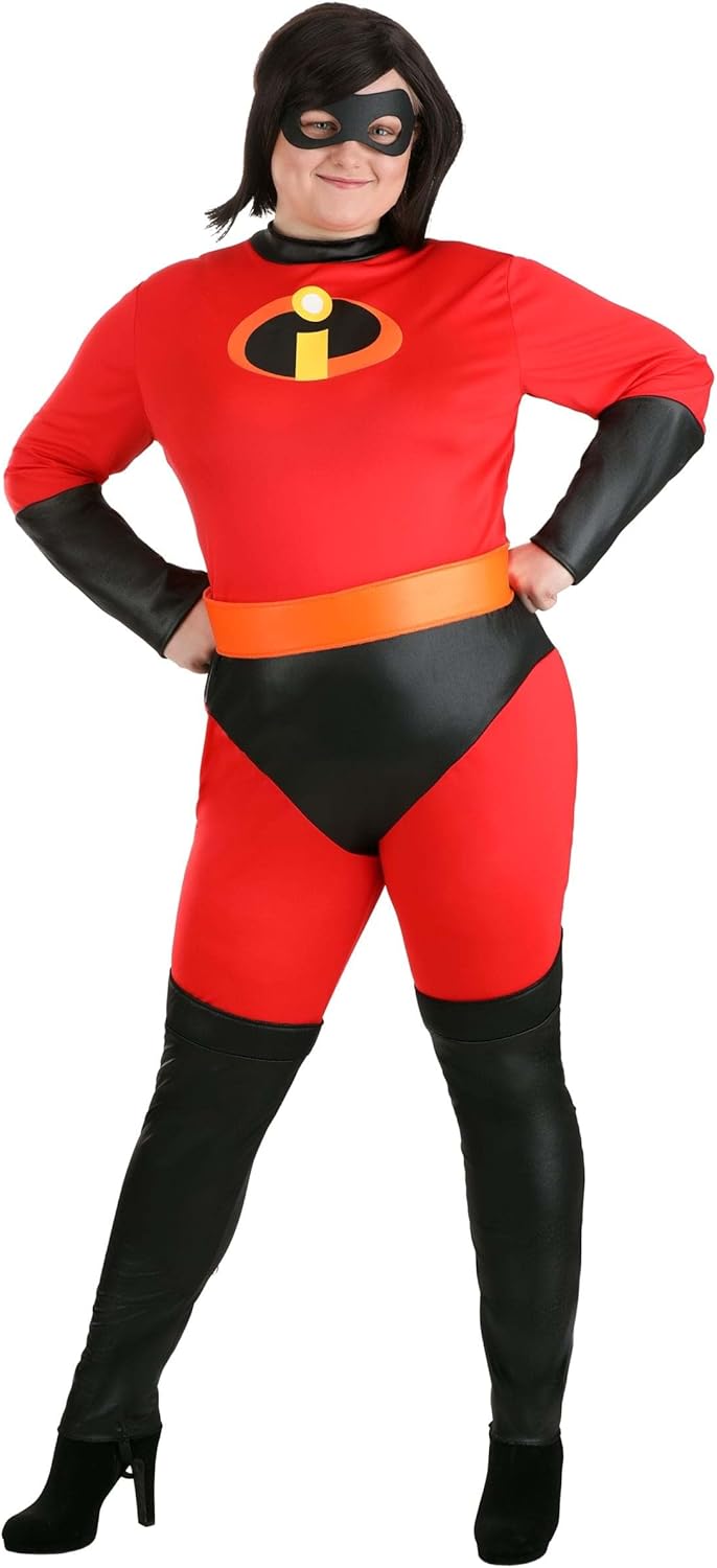 Incredibles 2 Classic Adult Plus Size Mrs. Incredible Costume 3X