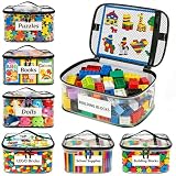 Blissleaf Large Clear Toy Storage Bag 6-Pack