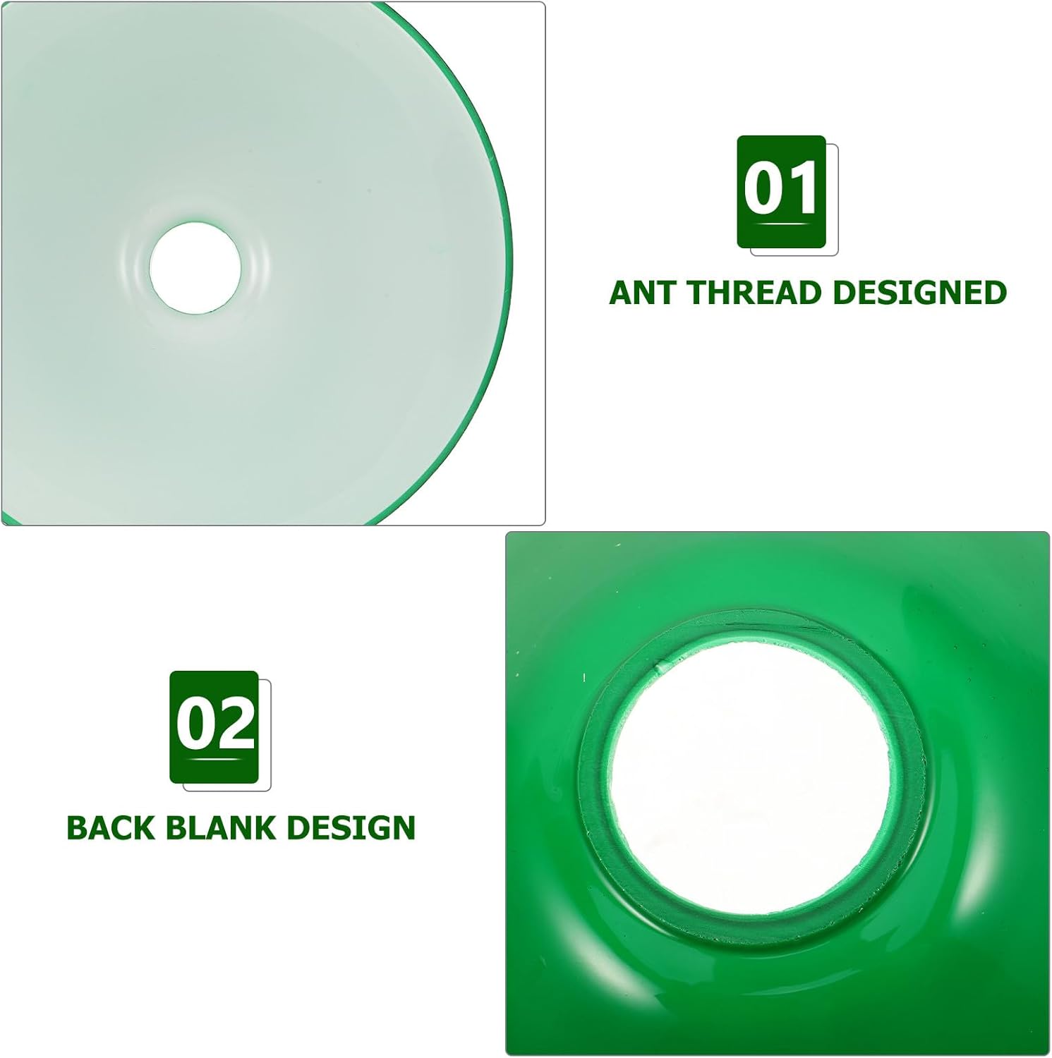 Generic Green Glass Lamp Shade: E27 Vintage Replacement Lampshade - Bell-Shaped Decorative Shade for Study Room Banker's Desk Lamps Library Lights