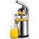 Reemix Electric Citrus Juicer - Orange, Lemon, Grapefruit Juicer with Stainless Steel Body & Transparent Juice Collector, Eas