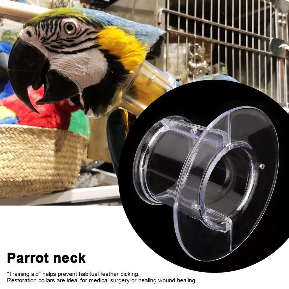 Cubierta para Cuello de Pájaro, Loro para Mascotas, Collar Antimordedura, Collar de Pájaro, Movimiento de Cuello de Pájaro, Banda para el Cuello, Cubierta para el Cuello, Pluma, Lamer, Curación de